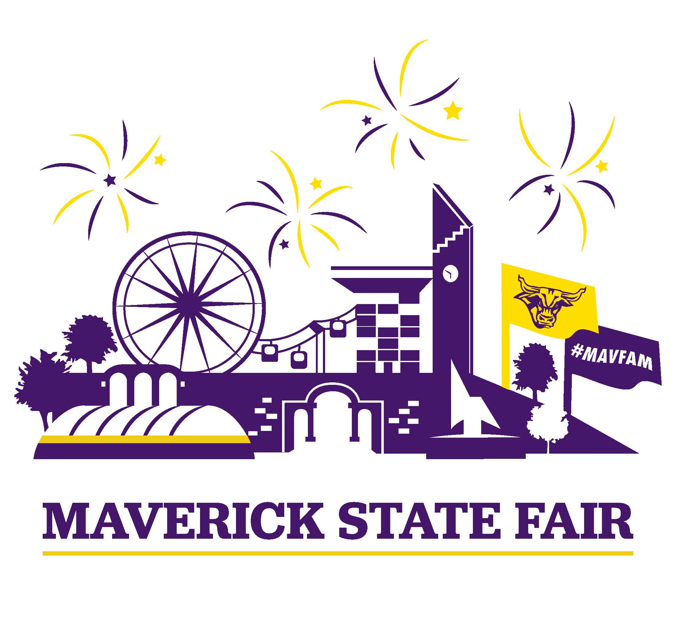 cartoon picture of MSU as the state fair